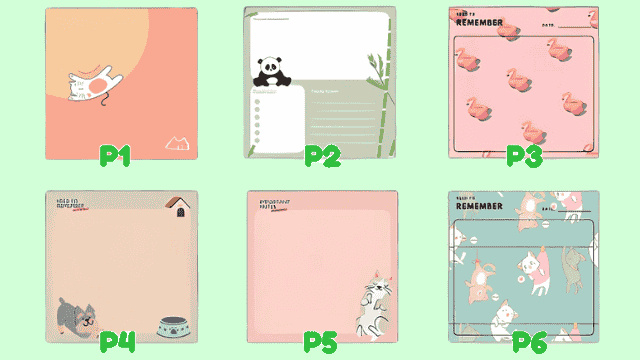 Pets Notepad Designs